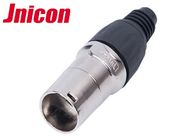 Circular Outdoor Rj45 Connector Male Waterproof IP44 IP65 For LED Screen